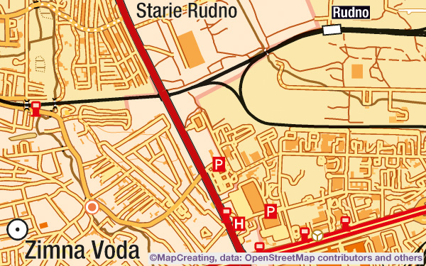 Administrative and road map of Ukraine in 1:100,000 scale. Latinized names, up-to-date