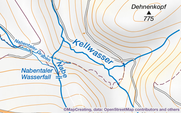 Physische Karte, Maßstab 1:45.000, Harz, Deutschland, Maniera-Kartenerstellung