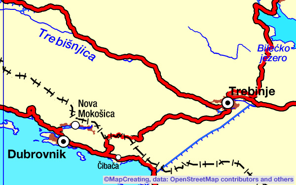 Pozadinska karta, mjerilo 1:900 000, Hrvatska, kontrastni način